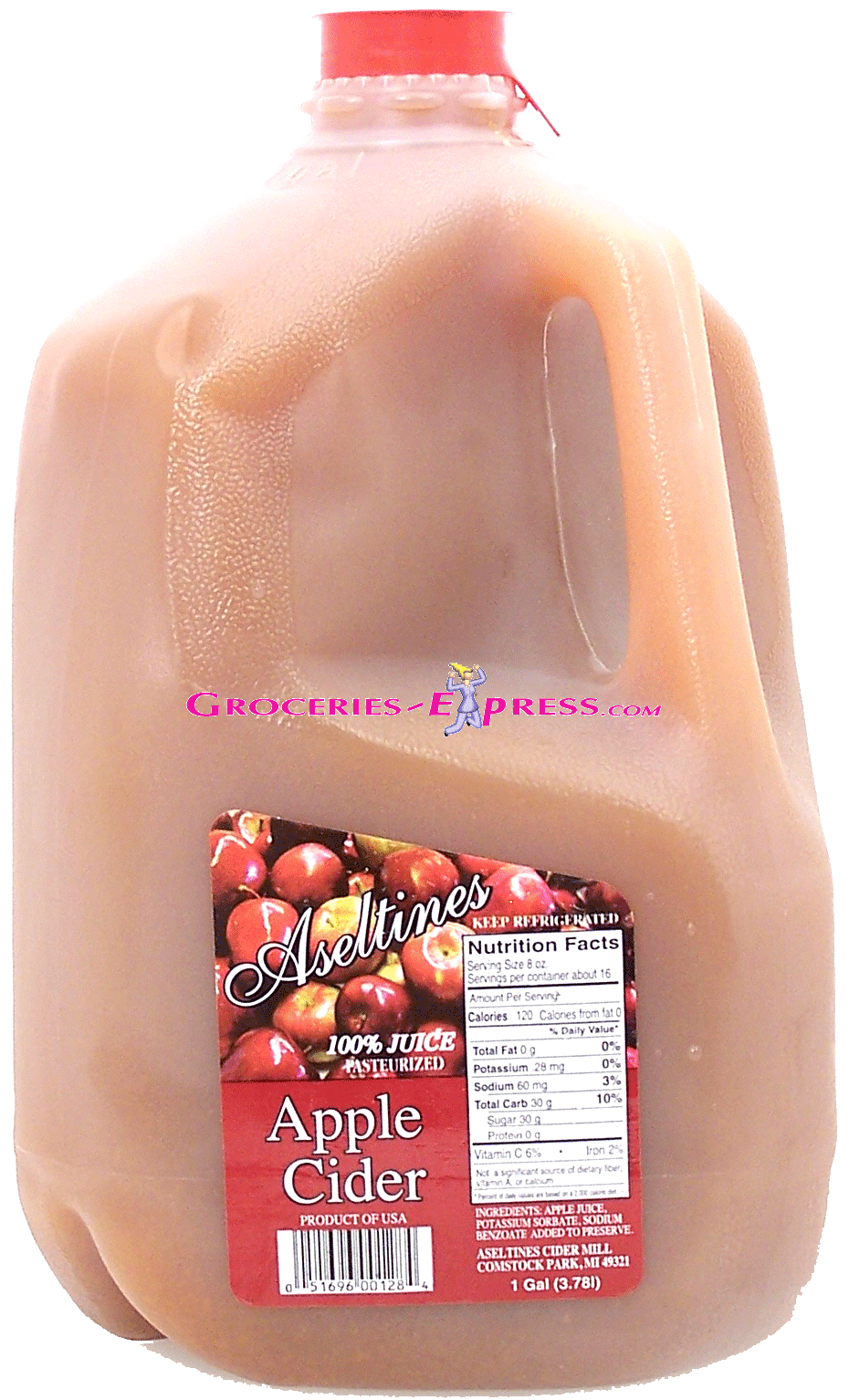 Aseltines&nbsp;&nbsp;apple cider, 100% juice Full-Size Picture